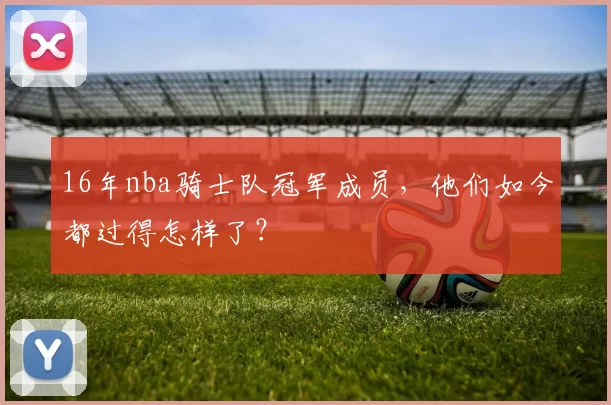 16年nba骑士队冠军成员，他们如今都过得怎样了？